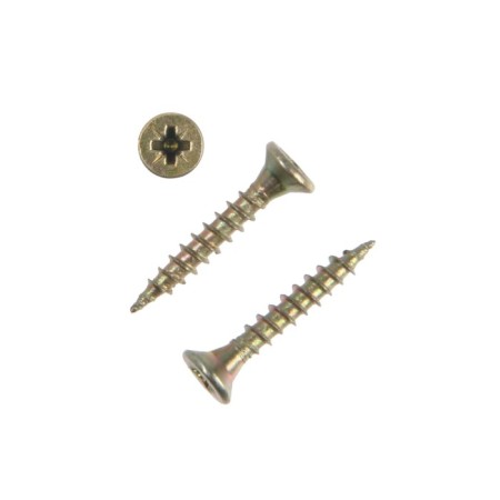 Self -tapping screws universal tundra Krep 2.5x16 mm, yellow zinc, 500 pcs.