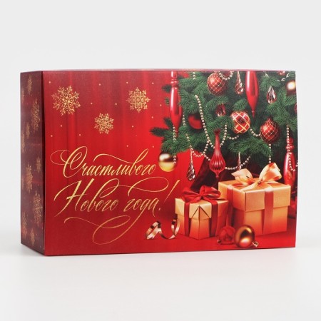 Box the team "Happy New Year", 18 x 12 x 7 cm, New Year-2
