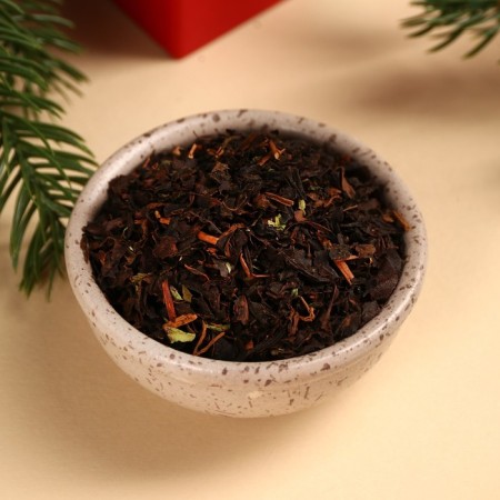 New Year! Black tea "New Year!" With herbs, in a canning bank, 60 g.-2