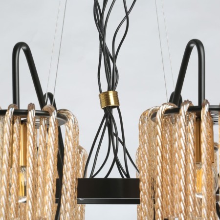 Lavinia chandelier, size 84x120x84 cm, 480W 8xe14-12