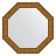 Mirror in the baguette frame, vignette aged gold 56 mm, 50.4x50.4 cm