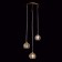 Lamp "Chrys", size 30x150x30 cm, G9