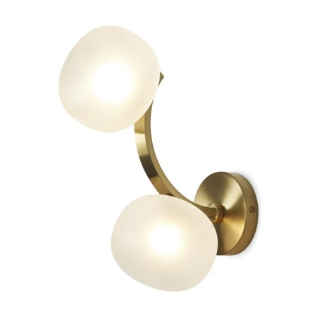 Bra Freya Fr54444WL-02BS Donuts, 220x120x310 mm, G9, 2x30W, brass color