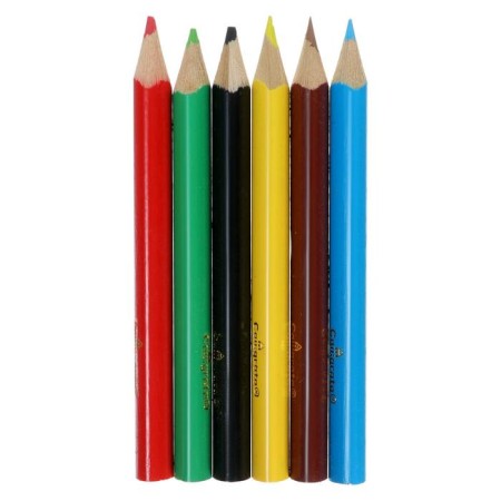 Pencils 6 colors mini calligrata "machine"-5