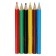 Pencils 6 colors mini calligrata "machine"