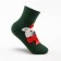Tensor women's socks “Bear in a hat”, dark green color, size 36-40