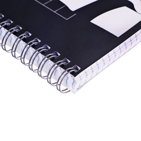 Notebook on the crest "ART. Girl", A4, 80 sheets in a cage, cover Covering cardboard, glossy lamination, offset block-2