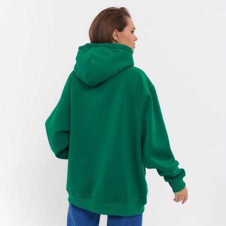 Feminine sweatshirt, dark green color, size 42-46 (One size)-1