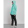 Ski costume female winter, size 46, turquoise color