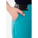 Female trousers, size 42, turquoise color