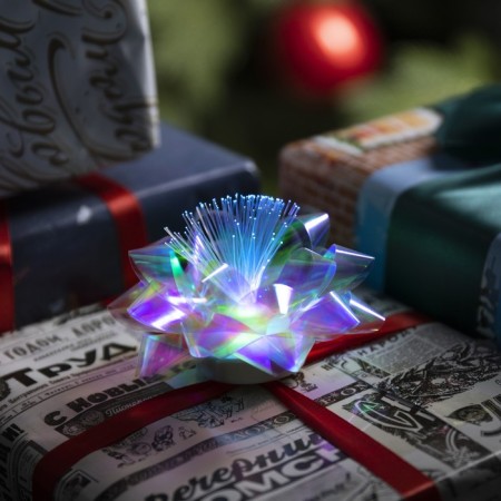 LED toy "Balt-star" 9 × 6 × 9 cm, batteries LR44x3, glow of multi, mother-1
