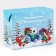 Package - Box "Happy New Year", animals, 23 x 18 x 11 cm, new year