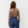 Longsliv Women's Minaku: Basic Line Taup Color, Size 46