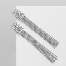 Hanging earrings with the ode 