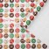 Glossy packaging paper "New Year donuts", 70 x 100 cm, New Year