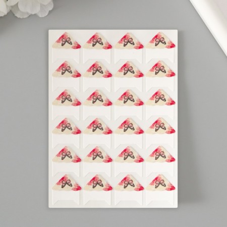 A set of corners with a pocket for photos 24 corners "Butterflies" mix 12.5x9 cm-2
