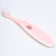 Baby toothbrush with soft bristles, nylon, pink color