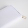 Women's wallet with lightning, white color