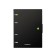 Notebook on rings A5, 80 sheets in the Erichkrause "Accent" cage, plastic cover, button, offset unit, whitewash 100%, mix