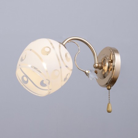 Bra "Ariel" 1x40W E27 White-gold 18x15x18 cm.-1