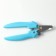 Small side claws with straight handles, a hole of 9 mm, blue