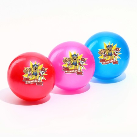 Children's ball, PAW PATROL command, diameter 16 cm, 50 g, MIX color-1