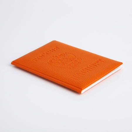 Passport cover, orange color-2