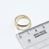 The base for the ring adjustable with the platform (set of 5 pcs.), 8 mm, color gold