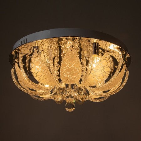 Chandelier 55546/500 CR chrome 5x40W E14 LED PDU 50x50x25cm-3