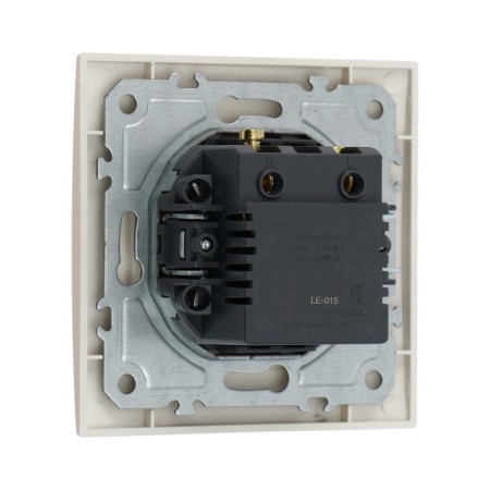 Socket with USB-A + usb-C connectors, 2.1 A, 5V, TOT ELEAGANT, hidden, beige-3