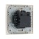 Socket with USB-A + usb-C connectors, 2.1 A, 5V, TOT ELEAGANT, hidden, beige