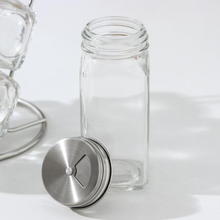 Set for spices on the stand "Leshenka", capacity, 4.5 × 10.5 cm, 6 pcs-3
