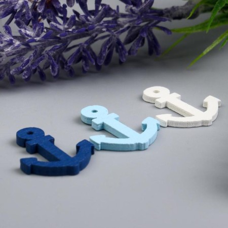 Decor for creativity tree "Anchor" (set of 20 pcs) 13x10 cm-1