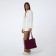 Lugus bag with a zipper, purple color