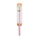 A collar with round rhinestones, 28 x 1 cm, Osh 21-25 cm, arts. The skin, pink