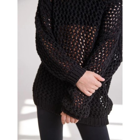Свитер для девочки Amarobaby Knit Trend, рост 152 см, цвет чёрный-11