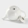 Porcelain teapot with heating on the bamboo stand Bellatenero “Strips”, 850 ml, white color