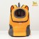 An animal carppet-carrier, maximum weight 16 kg, 36 x 21 x 45 cm, orange