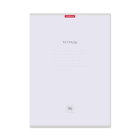 A4 notebook, 96 sheets in the cage on the Erichkrause Pastel "Classic", cover coated cardboard, offset block, whiteness 100%, mix-3