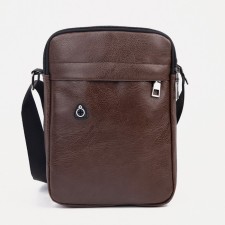 Male bag, brown color