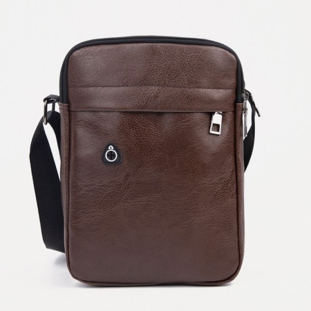 Male bag, brown color