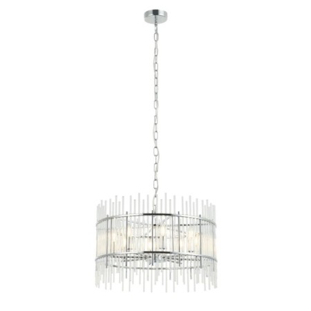 Suspension chandelier SIA 8xe14 40w, size 60x60x46-150 cm, color chromium-1