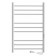 Electric towel Indigo Line Trinity, 800x500 mm, timer, white