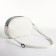 Bag Women's Cross-Bodi with a zipper, white color