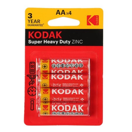 Salt battery Kodak Extra Heavy Duty, AA, R6-4BL, 1.5V, blister, 4 pcs.