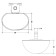 Pickeeper cup, with fastening on a grid, d = 80 mm, plastic