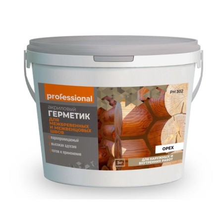 Sealant for inter -intact and interventional seams, 3 kg, nut color