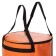 A bucket with a lid of rangers for fish, PVC, 40x40x30 cm, orange color