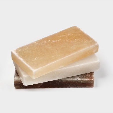 Brick made of Iranian mountain salt, 20x10x3 cm, color mix-4