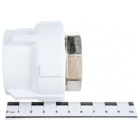 Combined "Politek" coupling, polypropylene, 40 mm x 1 1/4 ", internal thread-4